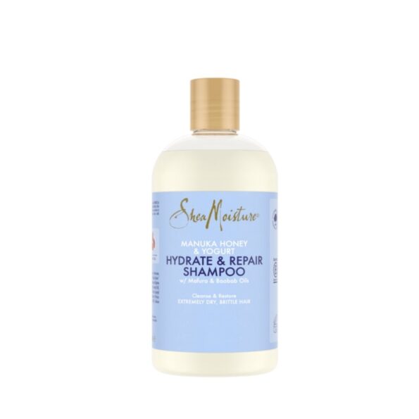 Shea Moisture Yogurt Hydrate and Manuka Honey + Repair Champú 384ml